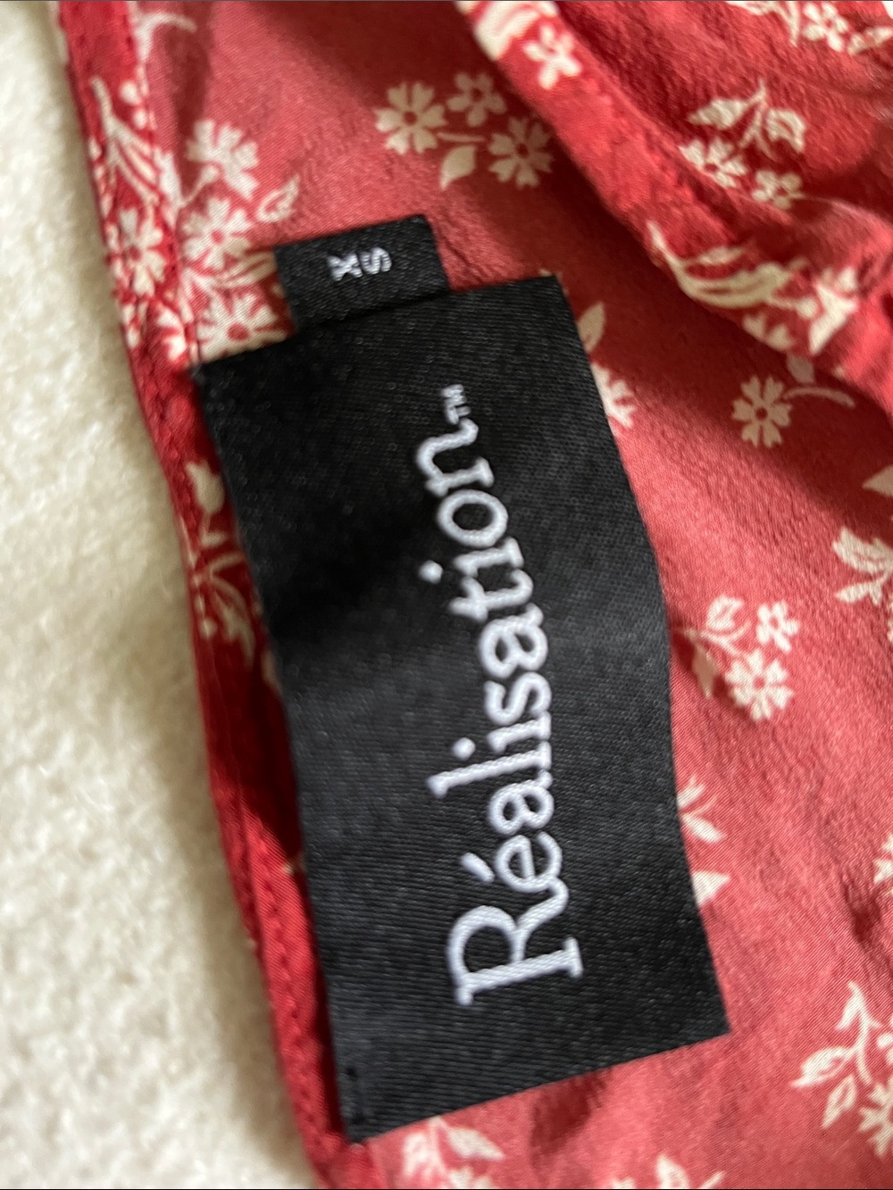 Realisation Par Red Floral Slip Dress - Picture 2 of 6